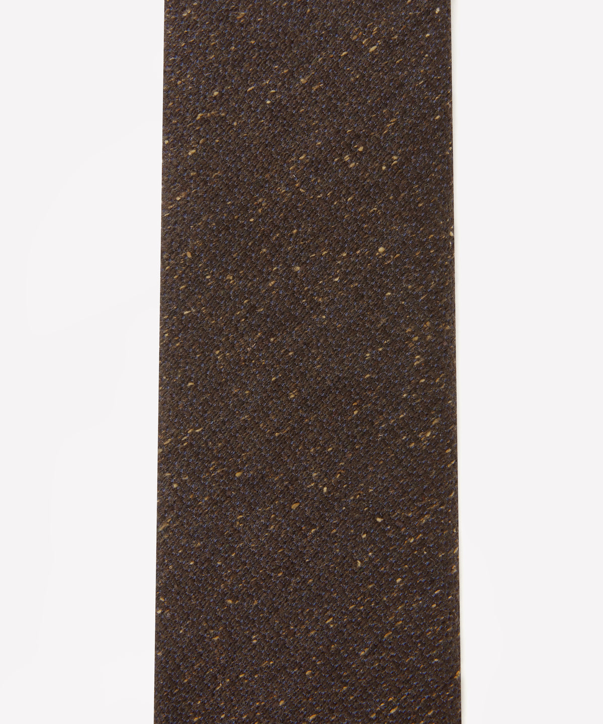 Chocolate Textured Slub Silk Tie