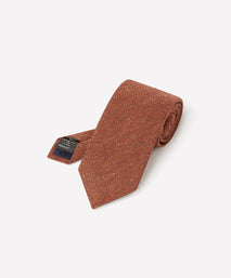 Brick Textured Slub Silk Tie