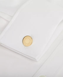 Gold Gold Finish Jermyn St Cufflinks